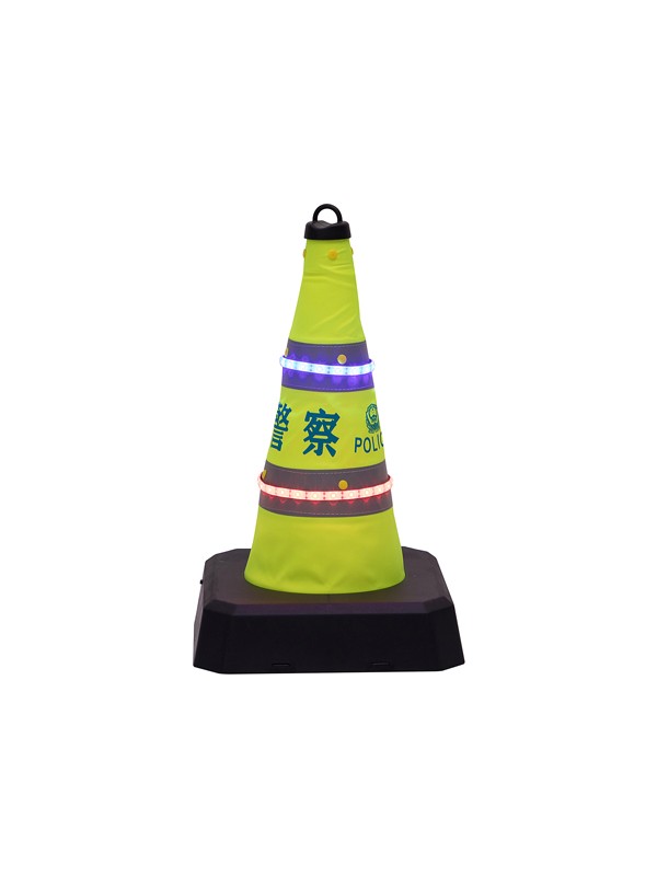 绿色灯条小路锥